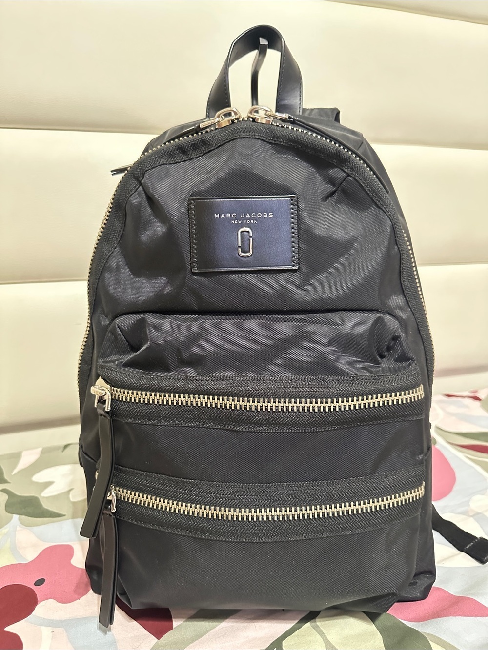 Marc Jacobs Black Nylon Backpack Unisex
